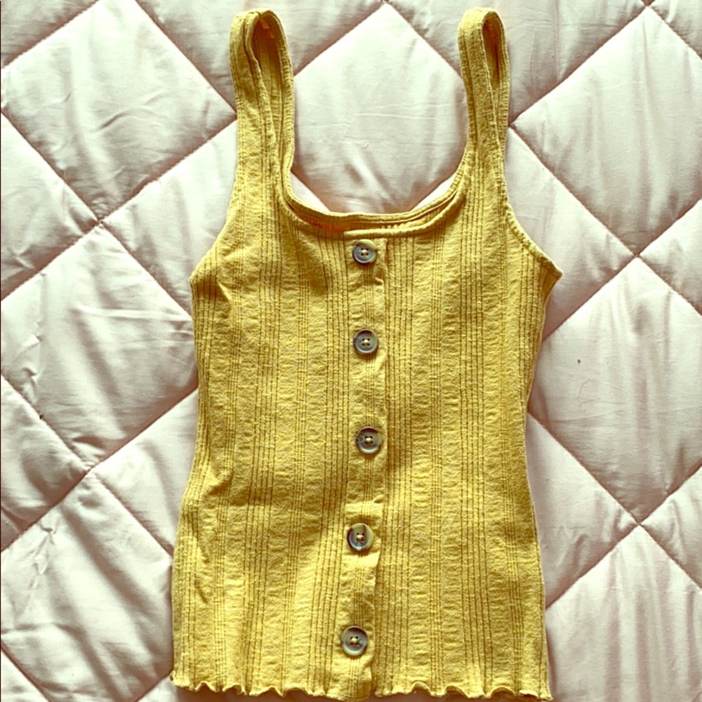 Mustard Tank Top